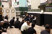 آیین سوگواری شهادت امام رضا(ع) در کیش برگزار شد