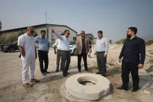 ارزیابی میدانی آمادگی فرودگاه و بندرگاه کیش پیش از شروع فصل بارندگی