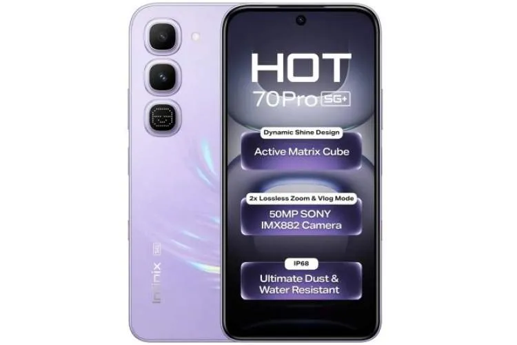 Infinix Hot 70 Pro رسماً وارد بازار شد؛ میان‌رده‌ای با نمایشگر ۱۴۴ هرتزی و باتری ۶۰۰۰ میلی‌آمپرساعتی