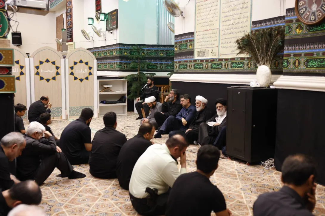 آیین سوگواری شهادت امام رضا(ع) در کیش برگزار شد